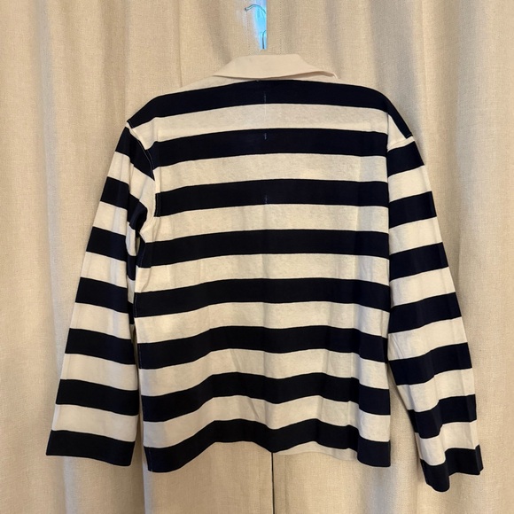 Everlane The Mariner Rugby Top – Navy/White Stripes – NWT – Size S - Picture 6 of 8